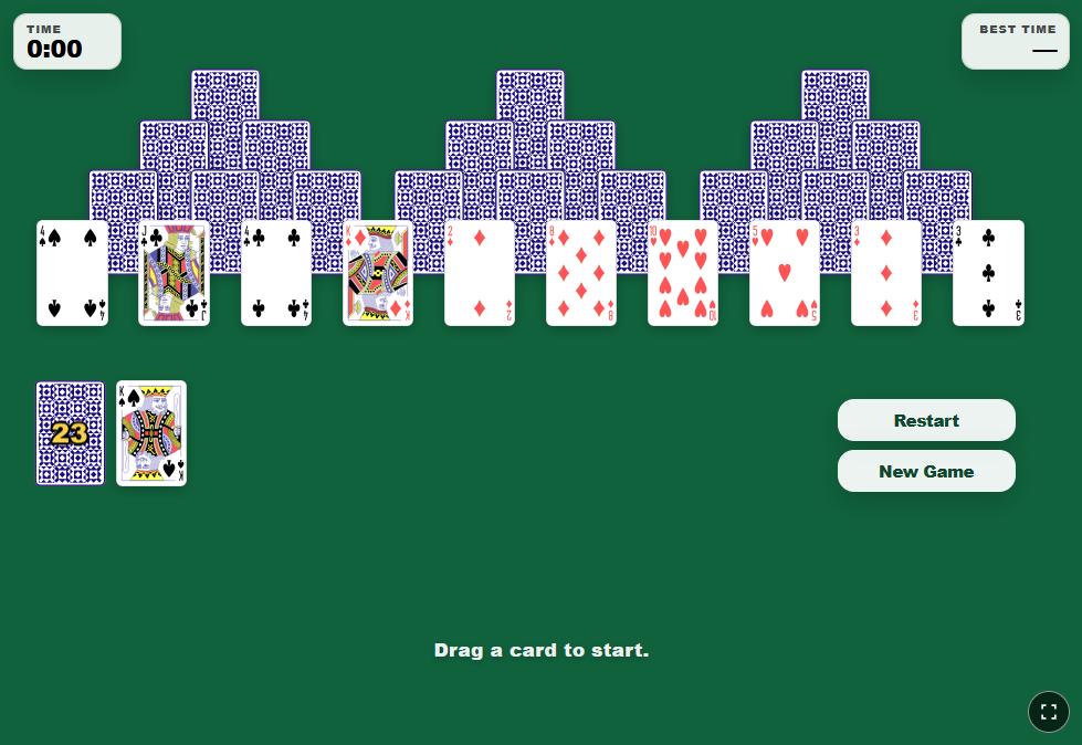 Three Peaks Solitaire